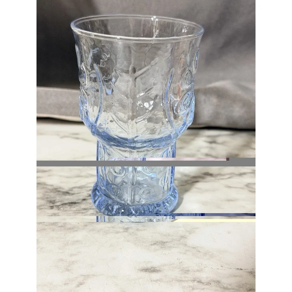 Libbey Blue Country Garden Daisy Juice Glass 4